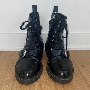 Leather Combat Boots